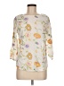 Kindred 100% Polyester Ivory 3/4 Sleeve Blouse Size M - photo 1