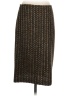 St. John Tweed Brown Formal Skirt Size 4 - photo 2