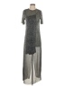 MNG 100% Polyester Gray Casual Dress Size 2 - photo 1
