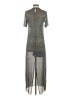 MNG 100% Polyester Gray Casual Dress Size 2 - photo 2