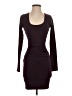 Express Solid Burgundy Cocktail Dress Size S - photo 1
