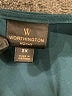Worthington 100% Polyester Teal Long Sleeve Blouse Size 2X - photo 7