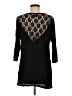 Obey 100% Rayon Black 3/4 Sleeve Top Size M - photo 2