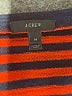 J.Crew Stripes Orange 3/4 Sleeve Top Size M - photo 7