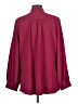 Chico's 100% Polyester Burgundy 3/4 Sleeve Blouse Size Lg (2) - photo 2