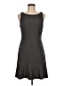 Elle Tweed Gray Cocktail Dress Size 6 - photo 1