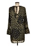Le Lis 100% Polyester Gold Casual Dress Size M - photo 2
