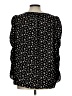 Max Studio 100% Polyester Black 3/4 Sleeve Blouse Size L - photo 2