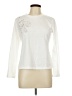 Petite Sophisticate Ivory White Long Sleeve T-Shirt Size L - photo 1