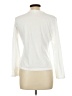 Petite Sophisticate Ivory White Long Sleeve T-Shirt Size L - photo 2