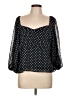 Express Black 3/4 Sleeve Blouse Size L - photo 1