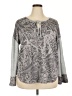 Weekend Suzanne Betro Paisley Gray Pullover Sweater Size 2X - photo 1