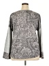 Weekend Suzanne Betro Paisley Gray Pullover Sweater Size 2X - photo 2