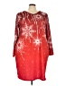 Unbranded Stars Red Cocktail Dress Size 5X - photo 1