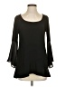 Roz & Ali Black 3/4 Sleeve Top Size S - photo 1
