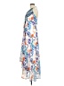 Venus 100% Polyester Tropical Blue White Casual Dress Size M - photo 5
