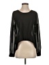Oh My Julian 100% Polyester Black Long Sleeve Top Size S - photo 1