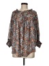 Faveur Brown 3/4 Sleeve Blouse Size M - photo 1