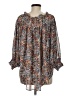 Faveur Brown 3/4 Sleeve Blouse Size M - photo 2