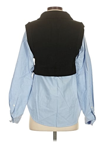 CALVIN KLEIN JEANS 3/4 Sleeve Blouse (view 2)