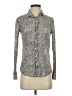 J.Crew Paisley Gray Long Sleeve Button-Down Shirt Size 0 - photo 1