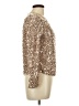 Unbranded 100% Polyester Gold Long Sleeve Blouse Size L (estimated) - photo 4