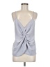 La Miel Silver Sleeveless Blouse Size L - photo 1