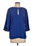 Trina Turk 100% Polyester Blue 3/4 Sleeve Blouse Size S - photo 1