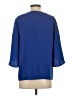 Trina Turk 100% Polyester Blue 3/4 Sleeve Blouse Size S - photo 2