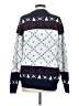 Ugly Christmas Sweater 100% Acrylic Fair Isle Graphic Hearts Blue Pullover Sweater Size XS - photo 2