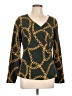 Boston Proper Green Long Sleeve Blouse Size L - photo 1
