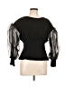 Gracia Black Long Sleeve Top Size L - photo 1