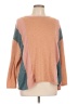 Hopely Color Block Orange Pullover Sweater Size L - photo 1