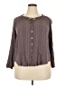 Torrid 100% Rayon Brown 3/4 Sleeve Blouse Size 2X Plus (2) - photo 1