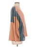 Hopely Color Block Orange Pullover Sweater Size L - photo 4