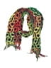Unbranded Animal Print Green Scarf One size - photo 1
