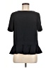 Dondup Black Short Sleeve Top Size EU 40 / US 10 - photo 1