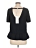 Dondup Black Short Sleeve Top Size EU 40 / US 10 - photo 2