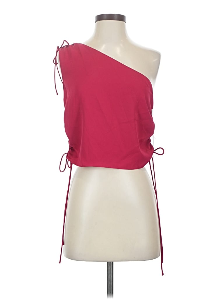 Amanda Uprichard Sleeveless Blouse In Red