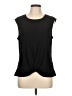 Diana Belle Black Sleeveless Top Size L - photo 1