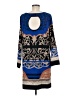 Hale Bob 100% Polyester Print Blue Casual Dress Size M - photo 2
