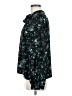 CeCe 100% Polyester Floral Teal Long Sleeve Blouse Size M - photo 5