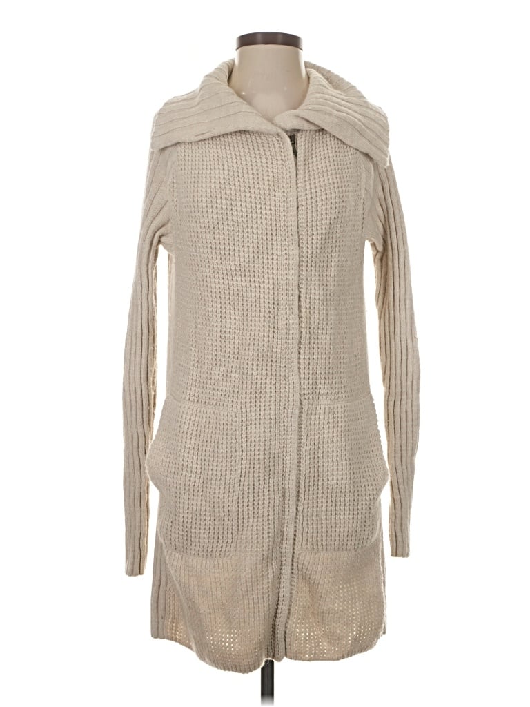 Pre-owned Prana Cardigan Sweater In Tan