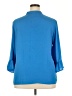 NSR 100% Polyester Blue 3/4 Sleeve Blouse Size XXL - photo 2
