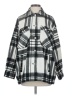 Zara Plaid White Gray Coat Size S - photo 1