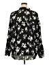 Time and Tru 100% Polyester Floral Black Long Sleeve Blouse Size 20 - photo 2