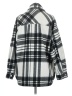 Zara Plaid White Gray Coat Size S - photo 2