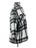 Zara Plaid White Gray Coat Size S - photo 4
