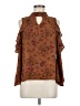 Meraki 100% Polyester Brown Sleeveless Blouse Size M - photo 1
