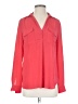 Ann Taylor 100% Polyester Pink Long Sleeve Blouse Size XS - photo 1